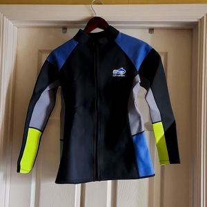 Lemorecn Women's/Men's Neoprene Long Sleeve Jacket Wetsuit Top
